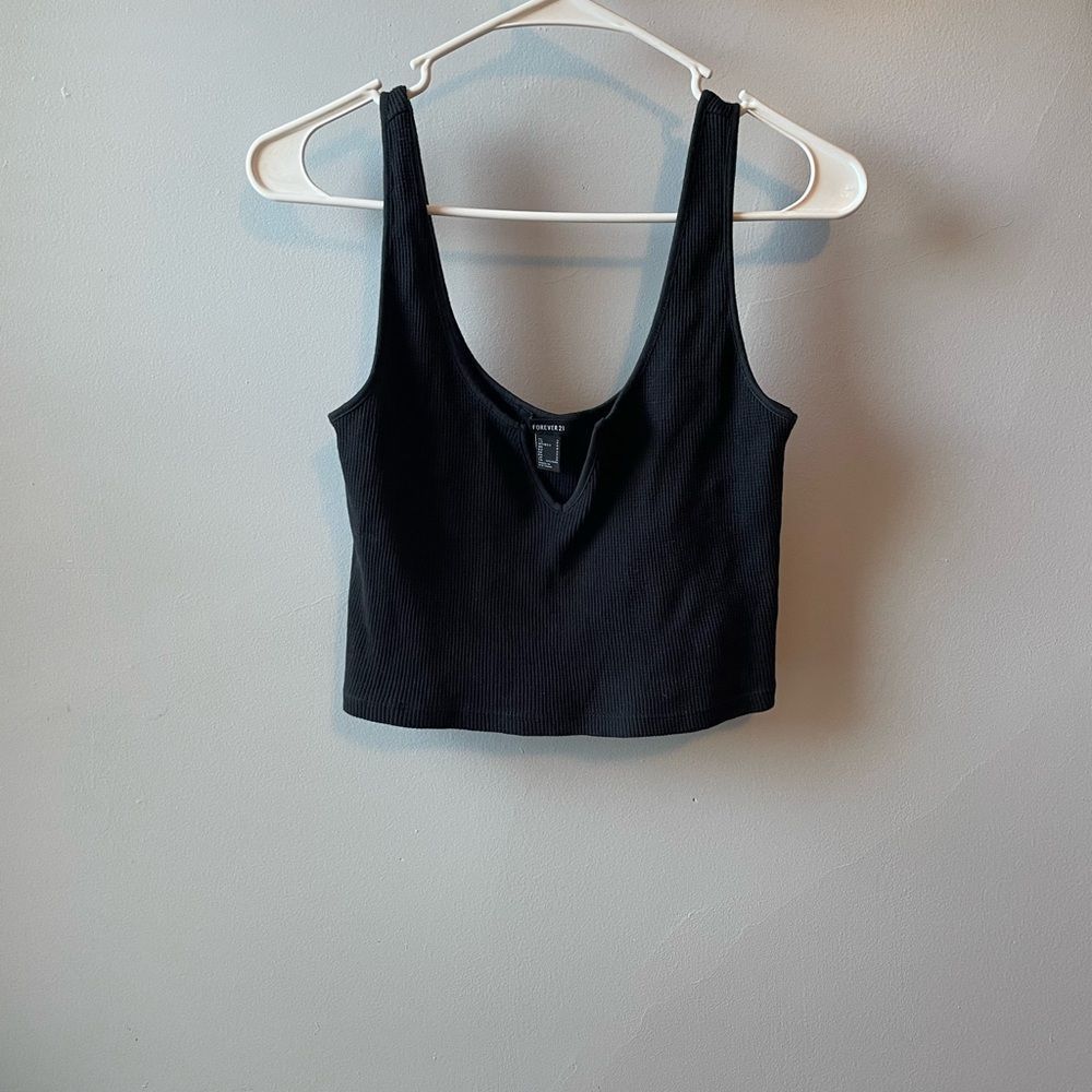 Forever 21 | cropped waffle knit tank